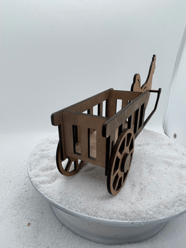 Chariot Pâques pour friandises modèle poule