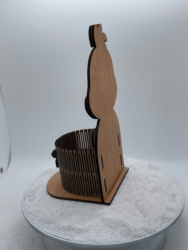 Panier arrondi pour friandises modèle Poussin