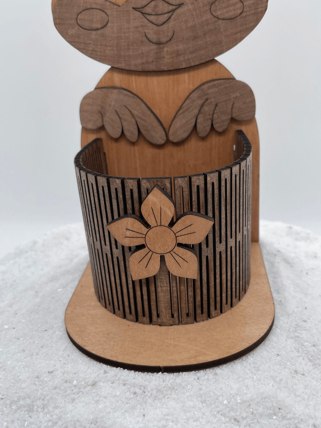 Panier arrondi pour friandises modèle Poussin