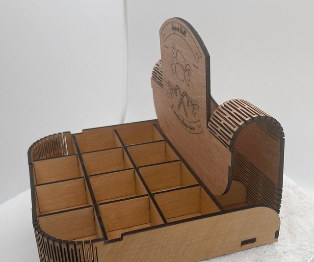 Boîte à chocolats en bois