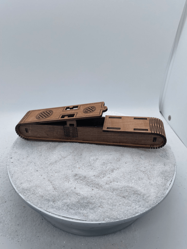 Coffret Stylo avec clapet et fermeture souple