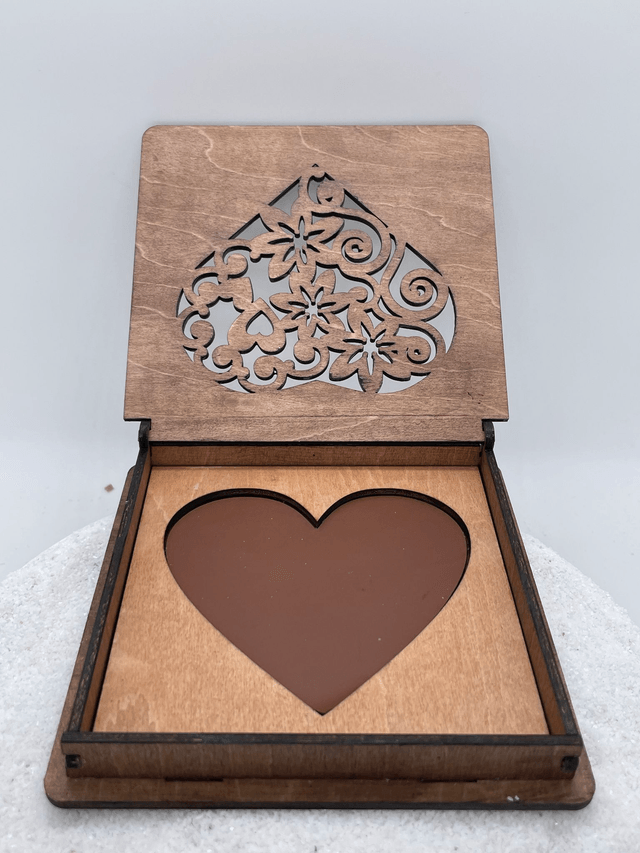 Boîte à Alliances ou collier bois et cuir