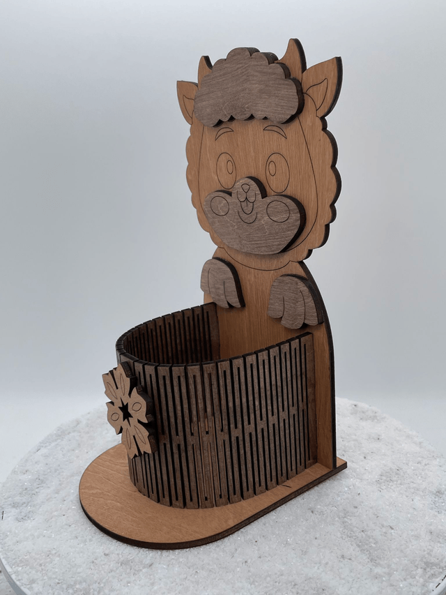 Panier arrondi pour friandises modèle mouton