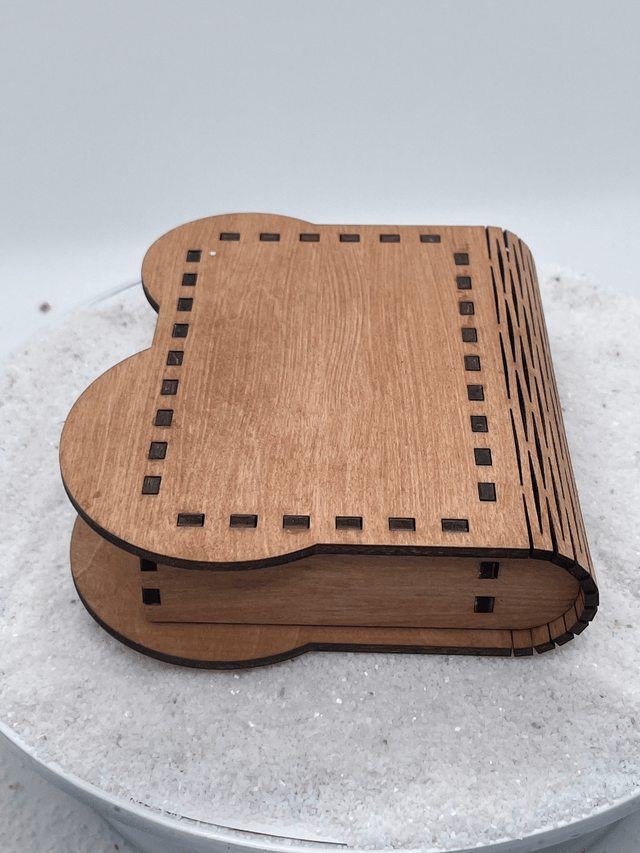 Boîte de rangement pour carte à jouer avec fermeture crochet
