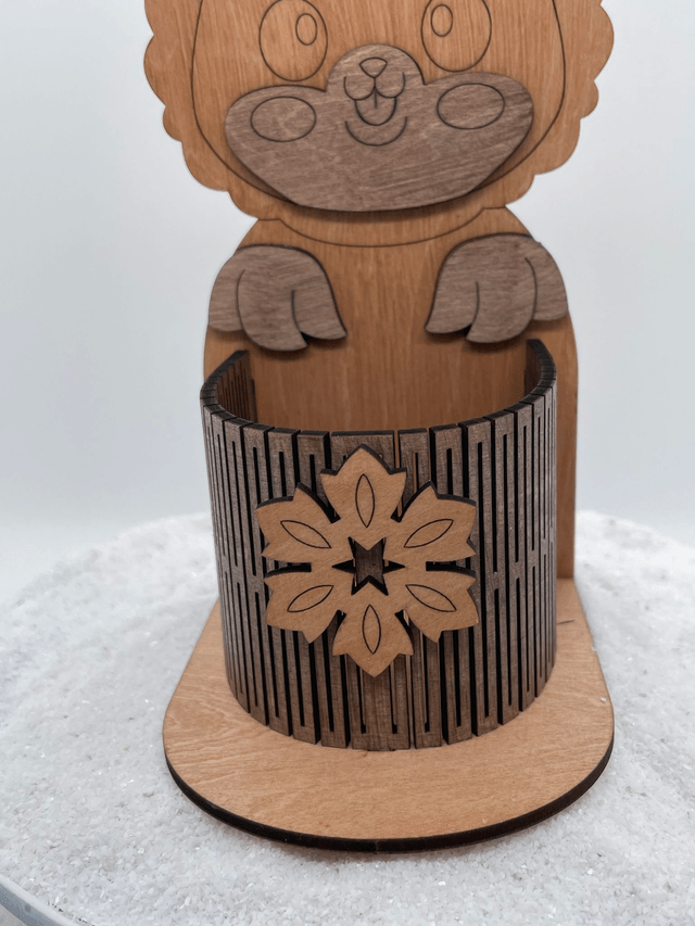 Panier arrondi pour friandises modèle mouton